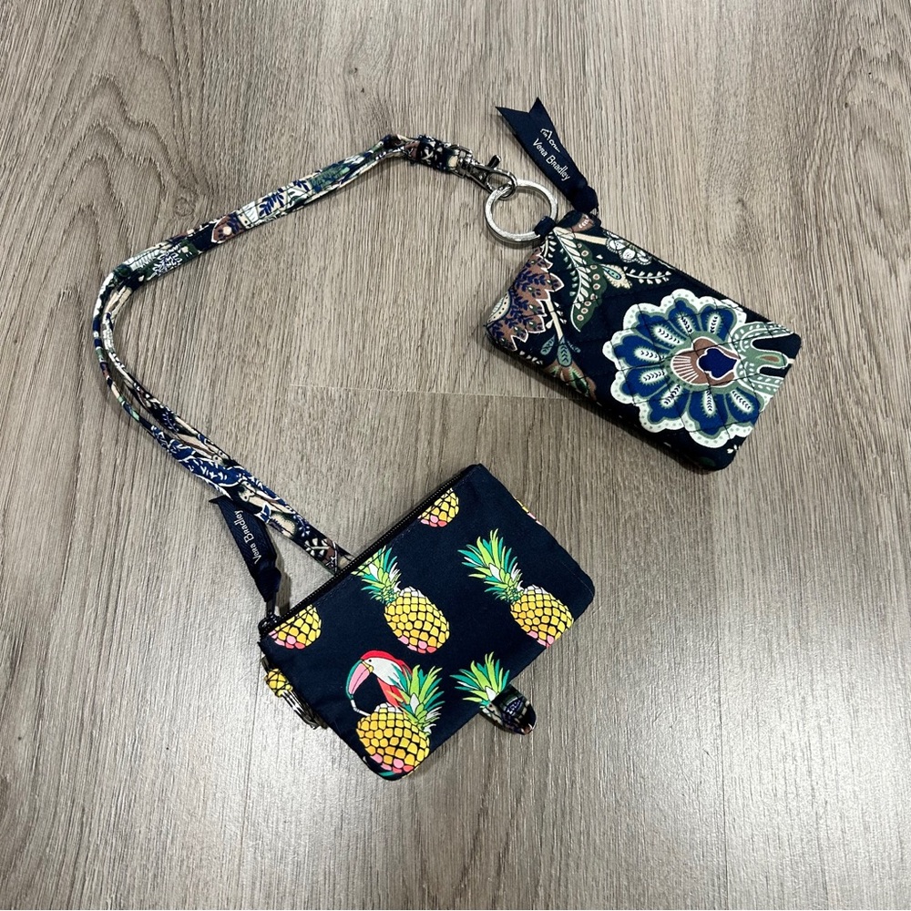 Vera Bradley Pineapple and Floral Key & Card Holders